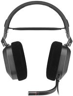 Micro-casque Gaming circum-aural filaire Corsair HS80 RVB Noir carbone