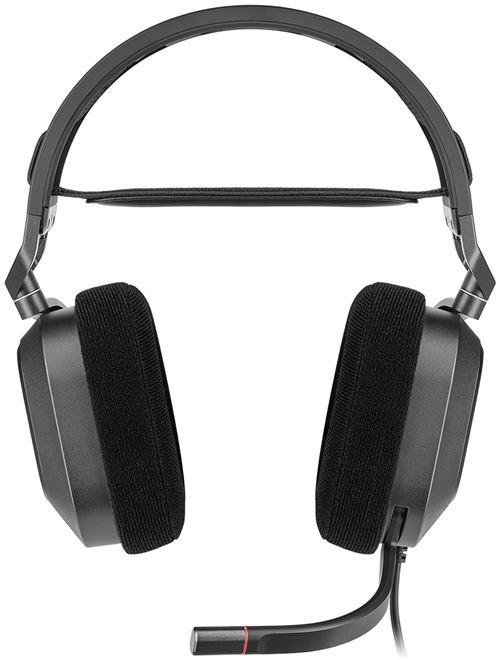 Micro-casque Gaming circum-aural filaire Corsair HS80 RVB Noir carbone État correct - Corsair reconditionné disponible sur Fnac