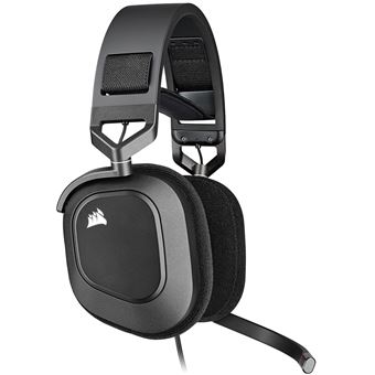 Micro-casque Gaming circum-aural filaire Corsair HS80 RVB Noir carbone