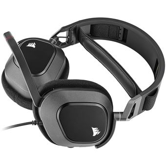 Micro-casque Gaming circum-aural filaire Corsair HS80 RVB Noir carbone