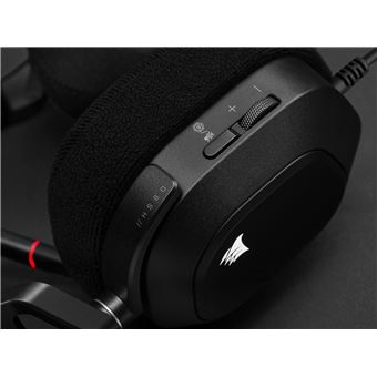 Micro-casque Gaming circum-aural filaire Corsair HS80 RVB Noir carbone
