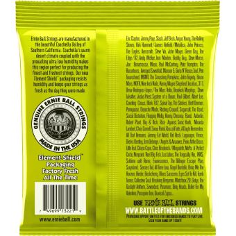 Pack de 3 jeux de cordes guitare électrique Ernie Ball 3221 Regular Slinky 10-46