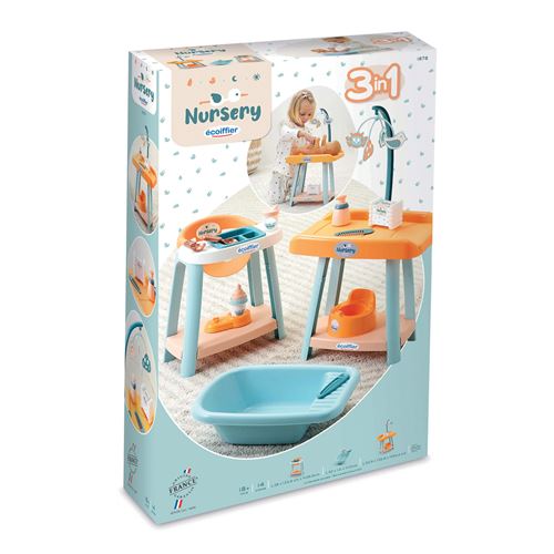 Jeu D'Imitation Ecoiffier Ensemble Nursery 3 En 1