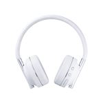 Casque audio sans fil Bluetooth Happy Plugs Play Over-Ear Blanc