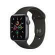 Apple Watch SE GPS 44mm boîtier aluminium gris sidéral avec bracelet sport Noir