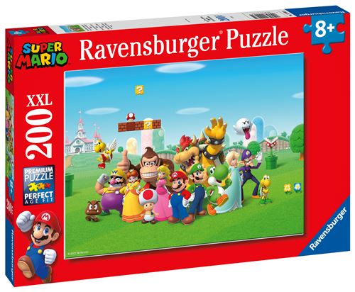 Puzzle 200 pièces Les aventures de Super Mario Ravensburger France - vue 4