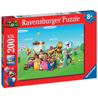 Puzzle 200 pièces XXL Ravensburger Les aventures de Super Mario