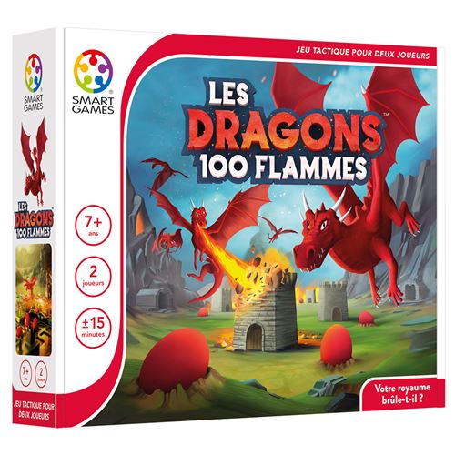 Jeu Tactique Smartgames Les Dragons 100 Flammes