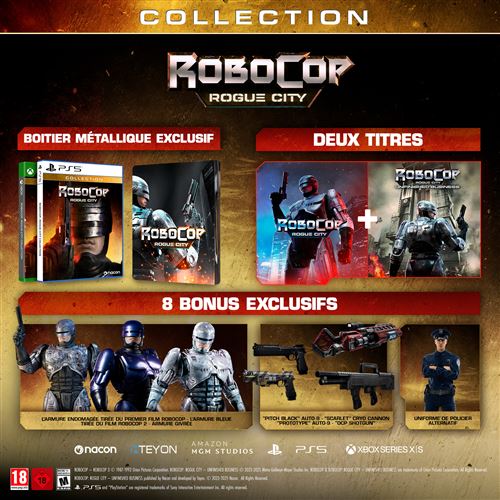 RoboCop: Rogue City Sur Xbox Series X - Jeu Neuf Sous Blister (VF)