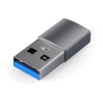 Adaptateur Satechi USB-A vers USB-C Gris