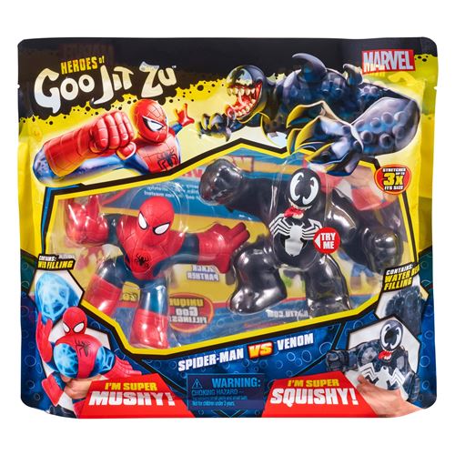 Pack Duo Goo Jit Zu Marvel Spiderman vs Venom
