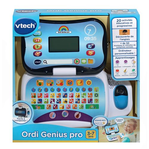 Vtech Noir Ordinateur Éducatif Genius Pro