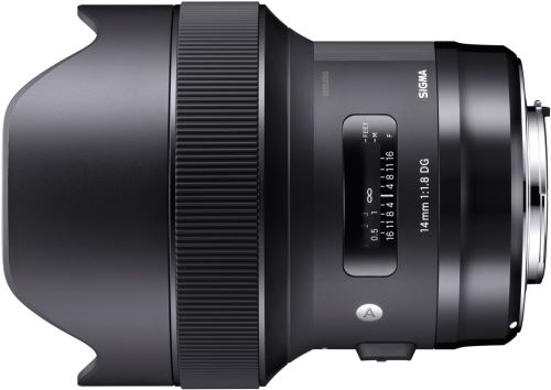 Objectif hybride Sigma 14mm f1.8 DG HSM Art pour Monture