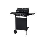 Barbecue 3 feux CookingBox BBQ3F 3000 W Noir