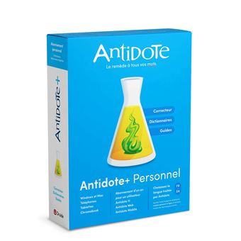 Logiciel Antidote+ Personnel Druide Antidote 11 + Antidote Web + Antidote Mobile 1 an pour PC ou Mac - 1