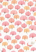 Carnet Pictura A6 Fleurs Rose Orange