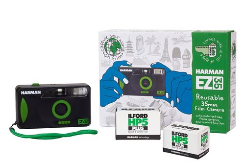 Appareil Photo Argentique 35mm Compact En Plastique Avec Coffret - Pour Décoration Ou Collection