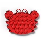 Jeu junior Yoghi Push Bubble Pop It Crabe Rouge