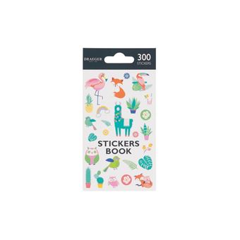 KIDS STICKERS CARNET ANIMAUX