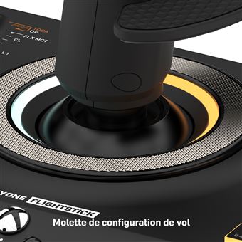 Manette joystick de simulation universelle Turtle Beach® VelocityOne™ Flightstick pour PC/Xbox One/Xbox Series X/S Noir