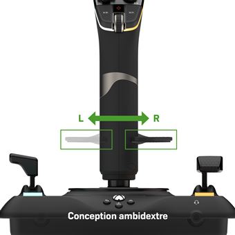 Manette joystick de simulation universelle Turtle Beach® VelocityOne™ Flightstick pour PC/Xbox One/Xbox Series X/S Noir