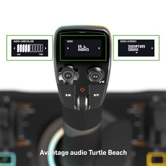 Manette joystick de simulation universelle Turtle Beach® VelocityOne™ Flightstick pour PC/Xbox One/Xbox Series X/S Noir