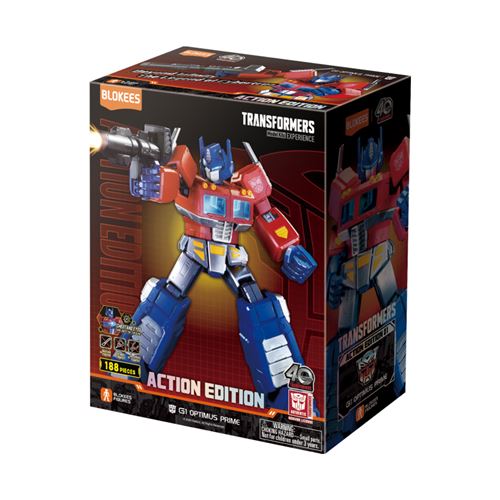 Maquette Blokees Transformers Action Edition 01 Optimus Prime Light Up - Blokees