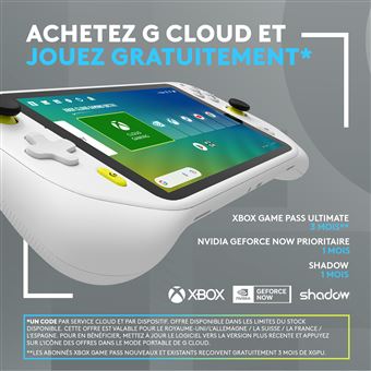 Console portable Logitech G Cloud Blanc - Console rétrogaming à la
