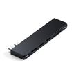 Adaptateur Satechi Pro Hub Slim pour MacBook Air M2 Noir et Bleu