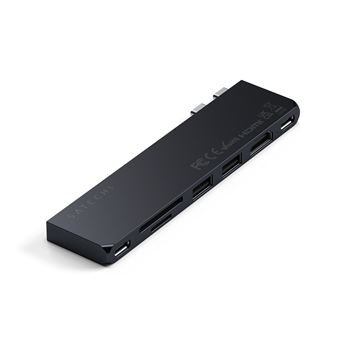 Satechi Pro Hub Slim Adapter - für MacBook Air M2 - Schwarz und