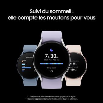 Montre connectée Samsung Galaxy Watch5 40mm Bluetooth Argent