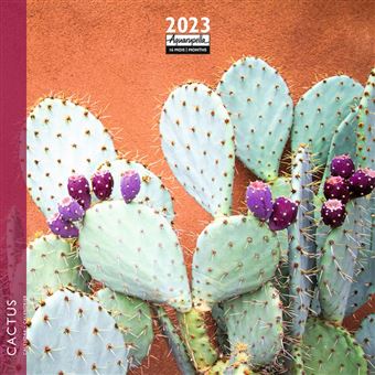 CALENDRIER 2023 16X16 CACTUS