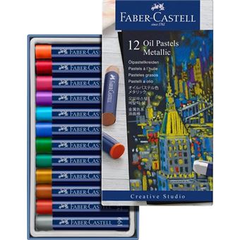 Etui 12 Pastels à l’huile Faber-Castell Métalliques