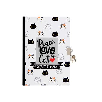 Cahier petit format Itotal Journal secret Cat