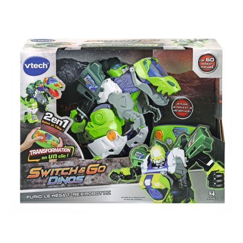 Vtech Robot Radiocommandé Switch Et Go Dinos Furio Méga T-Rex