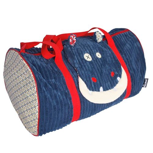 Doudou Globe Trotoys Les Déglingos Sac week-end Hippipos l'hippo