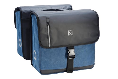 Sacoche double de vélo Willex Business 40L Bleu et Noir