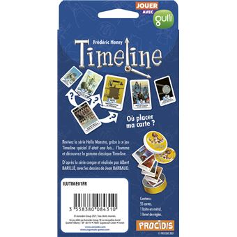 Jeu de culture générale Asmodee Timeline Il était une fois