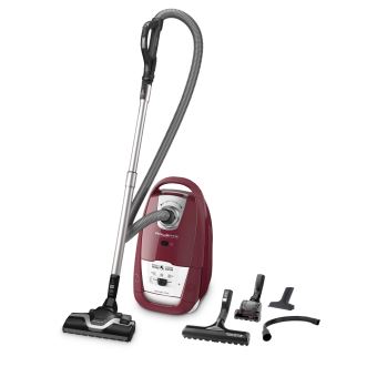 Aspirateur traîneau avec sac Rowenta Silence Force 4A+ Home and Car RO7353EA 450 W Blanc et Bordeaux - 1