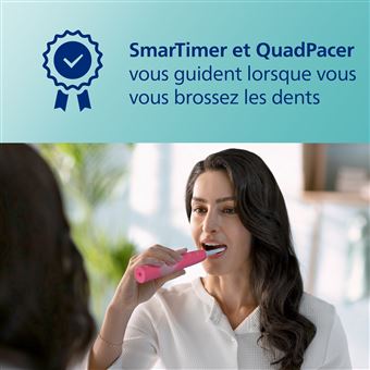 Brosse à dents électrique Philips Sonicare 4100 Series HX3689/41 Rose