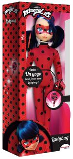 Poupée Dujardin Miraculous Lady Bug Rouge