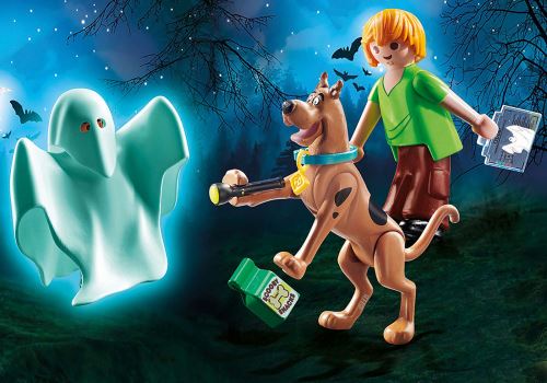 Playmobil Scooby-Doo 70287 Scooby et Sammy avec fantôme