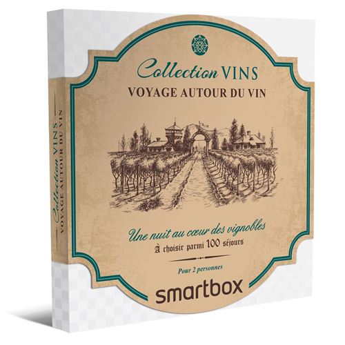 Coffret cadeau SmartBox Voyage autour du vin