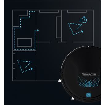 Aspirateur Robot Rowenta X-Plorer Serie 45 RR8275WH Noir