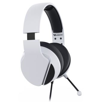 Micro Casque Gaming Filaire Subsonic pour console PS5 Blanc