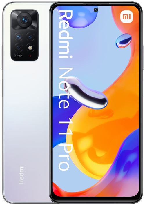 Smartphone Xiaomi Redmi Note 11 Pro 6,67 Double SIM 128 Go Blanc glacier