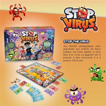 Jeu d’ambiance Play Fun Stop the Virus