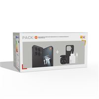 Pack Smartphone Xiaomi 17T 6,59" 5G Double nano SIM 256 Go Noir + Ecouteurs sans fil Xiaomi Redmi Buds 6 Play Noir + Hyper chargeur 67W conçu avec Leica
