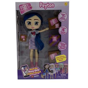 Poupée Boxy Girls Saison 3 Peyton avec 4 colis shopping