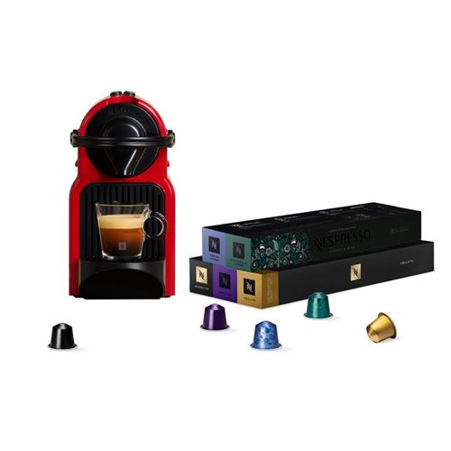 Machine à café Krups Nespresso Inissia Rouge Yy5789Fd